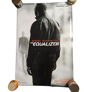 The Equalizer 2014 Promo Movie Poster 27x40 Denzel Washington Marton Csokas